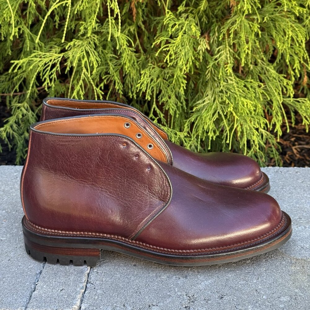 Viberg Uplands - Size 7 E - 1035 Last - Burgundy - Wooly Chromexcel